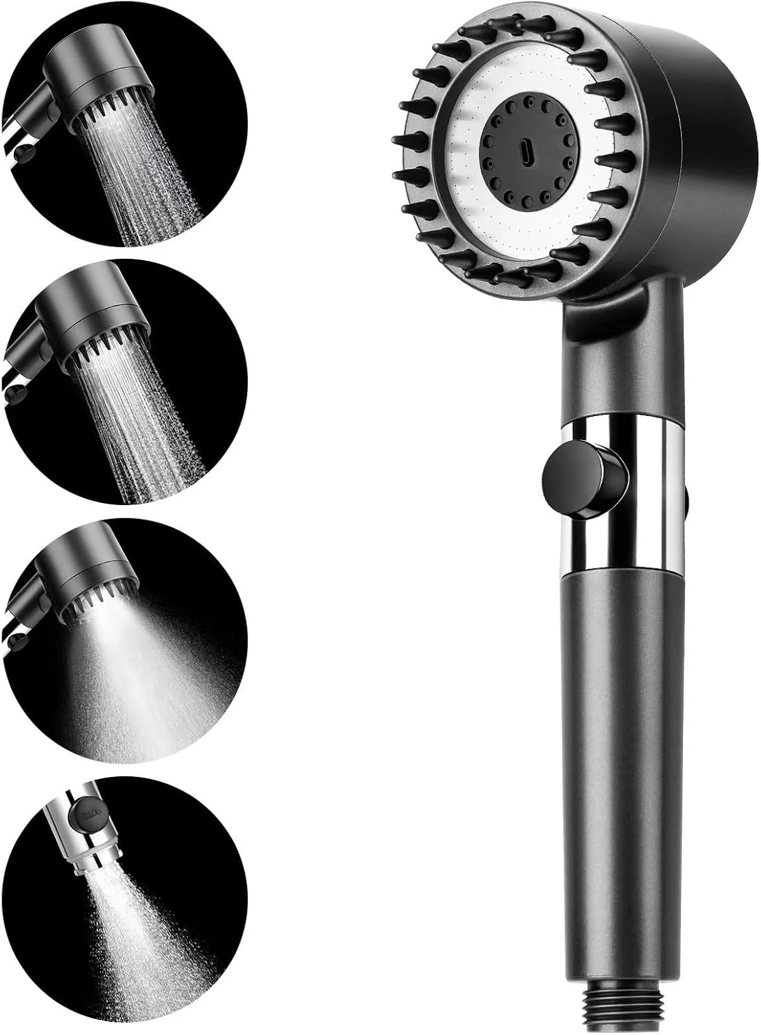 Aqualuce PureFlow – Luxe Douchekop met Massagefunctie & Filters