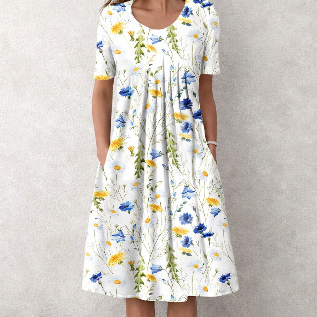 Gigi | Cotton Tummy Coverage Dress