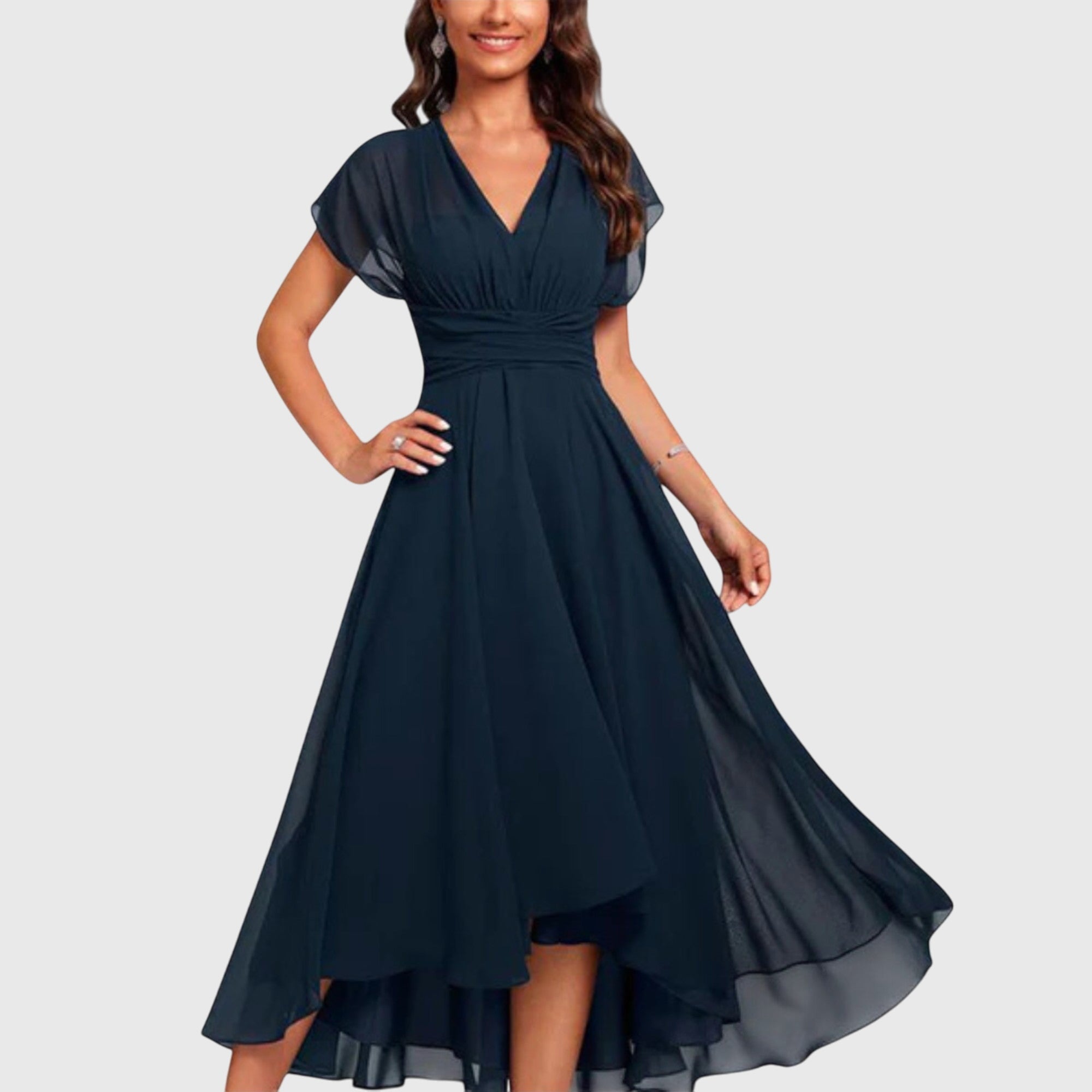 Christina™ | Women V-Neck A-Line Dress