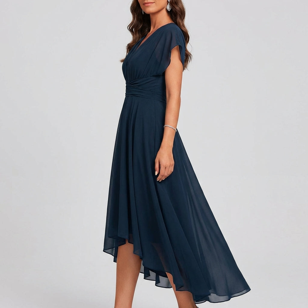 Christina™ | Women V-Neck A-Line Dress