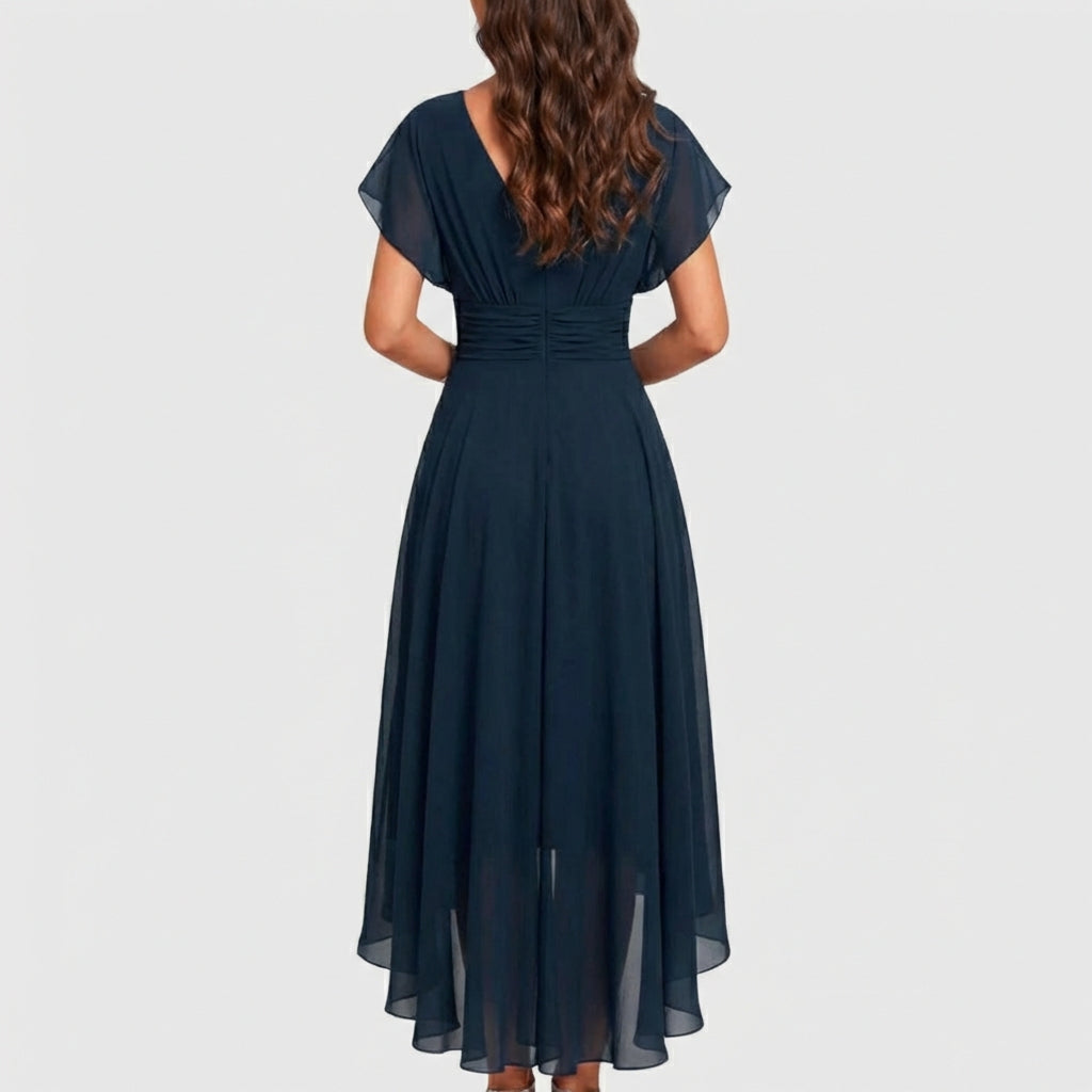 Christina™ | Women V-Neck A-Line Dress